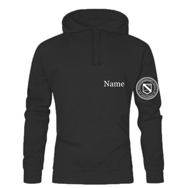Hoodie New Generation schwarz mit Logo und Name / Farben können abweichen