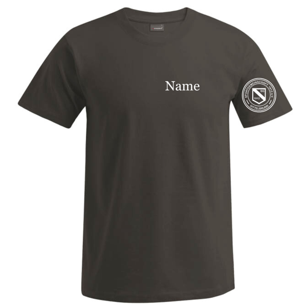 T-Shirt New Generation Charcoal mit Logo und Name / Farben können abweichen